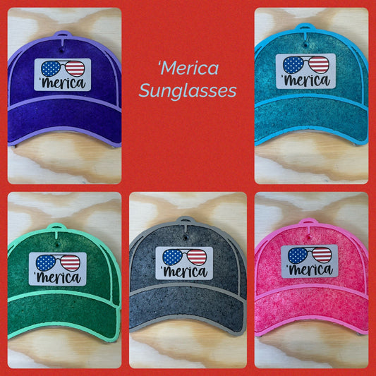‘Merica Sunglasses Truck Patch Freshie